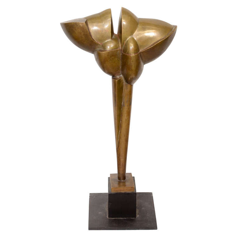 Modernist Bronze Sculpture by Lawrence Fane