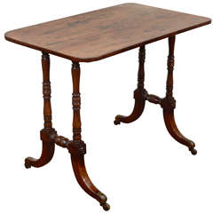 An Early 19th Century English Calamander Writing Table