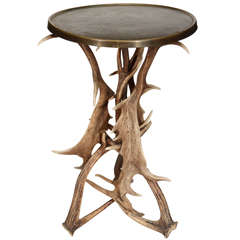 A 19th Century German Antler Table