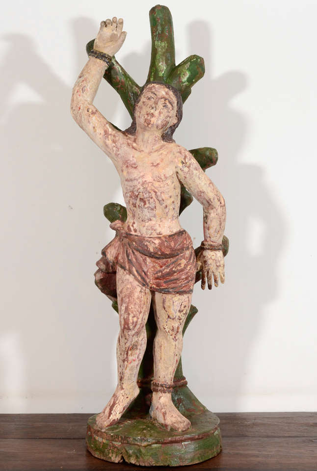 Indian St Sebastian Statue For Sale