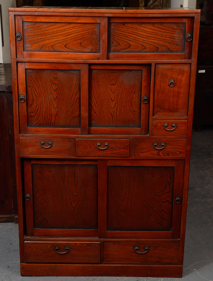 Elmwood 'ChaDo' Tansu Tea Chest at 1stDibs