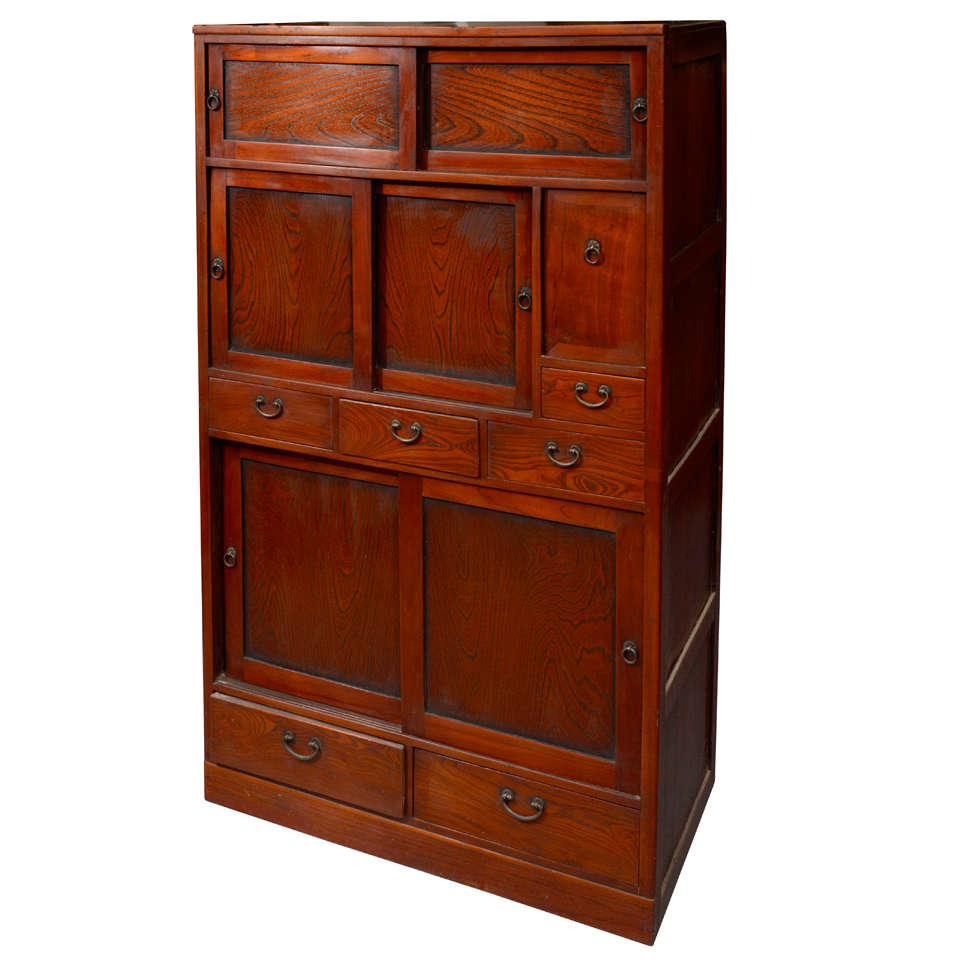 Elmwood 'ChaDo' Tansu Tea Chest at 1stDibs