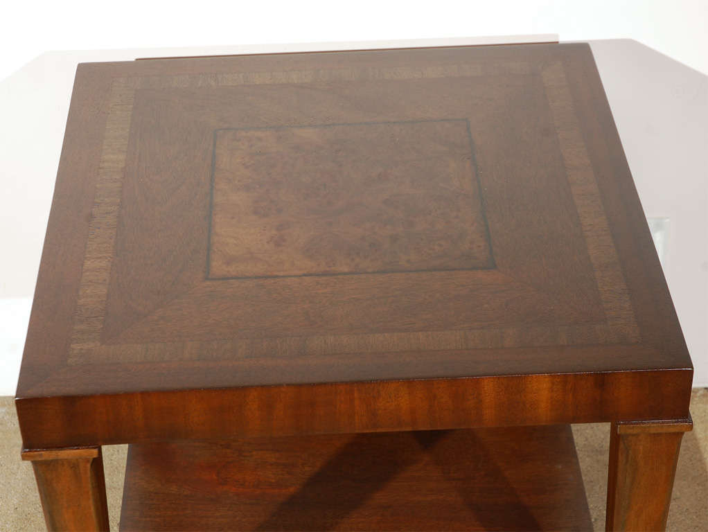 Walnut Pair of Lane Side Tables