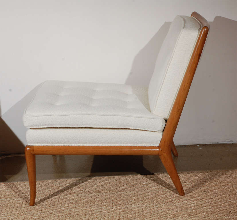 Mid-20th Century Pair of T.H. Robsjohn Gibbings for Widdicomb Slipper Chairs