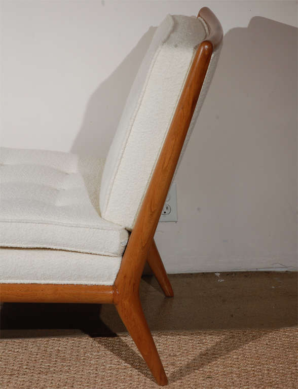 Walnut Pair of T.H. Robsjohn Gibbings for Widdicomb Slipper Chairs