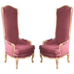 French Style High Back Chairs