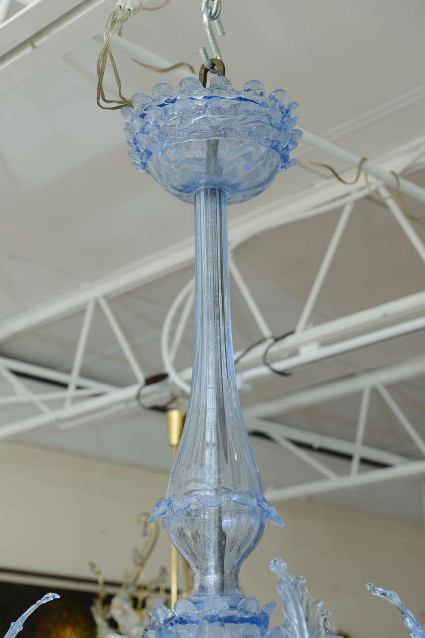 Glass Venetian Chandelier by Barovier e Toso