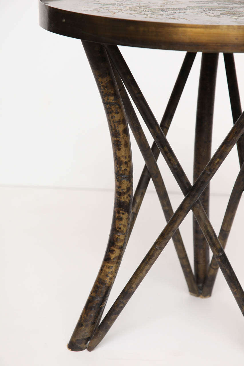 20th Century Side Table by Philip and Kelvin LaVerne