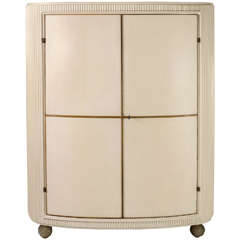 Cabinet with Parchment Doors, Italy, circa 1940 5