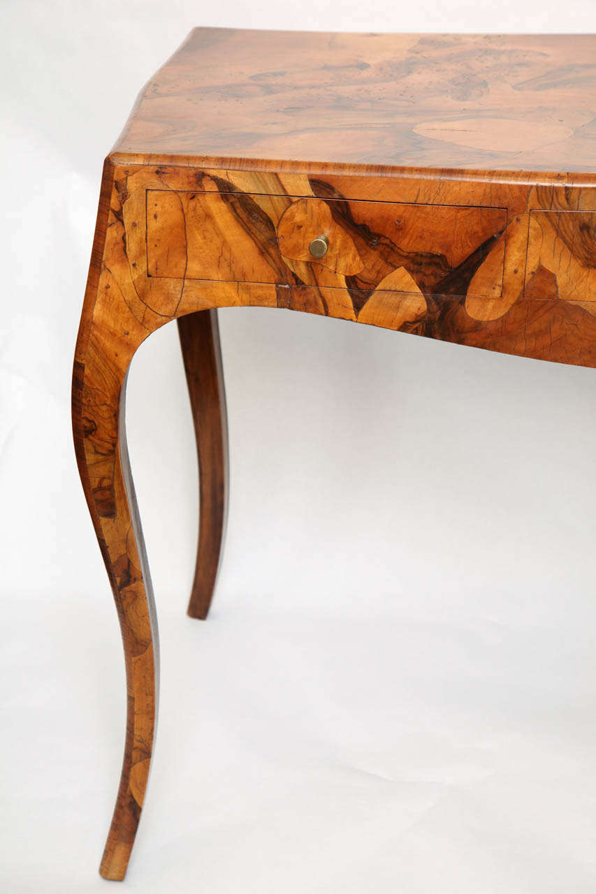 Mid-Century Modern An Italian Art Moderne Console/Desk of Exotic Woods