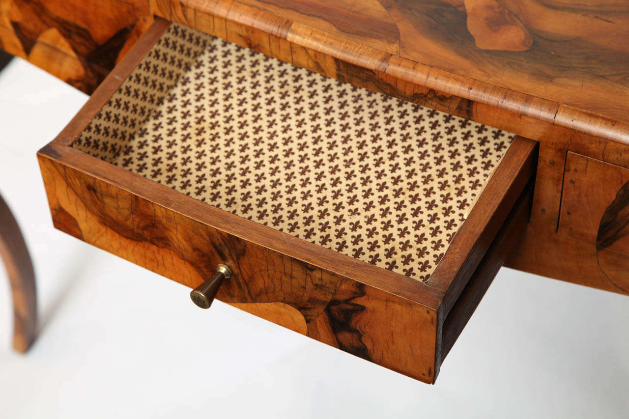 Mid-20th Century An Italian Art Moderne Console/Desk of Exotic Woods