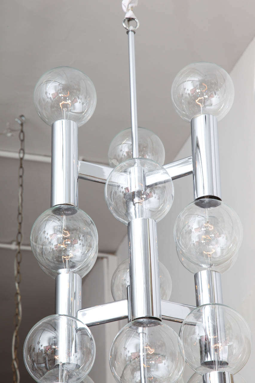 Mid-20th Century 1960s Modern Futurist Ceiling Fixture