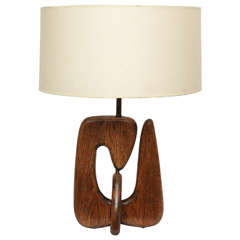 A 1950's Amorphic Table Lamp attributed to Isamu Noguchi