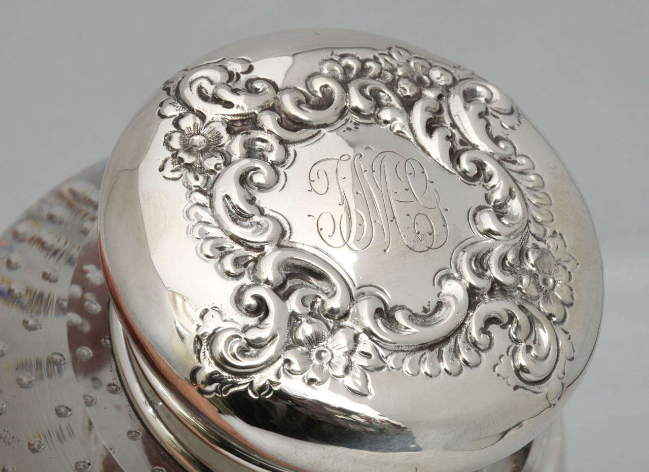 Victorian Sterling Silver-Mounted 