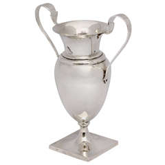 Edwardian Sterling Silver Two-Handled Trophy Cup/Vase