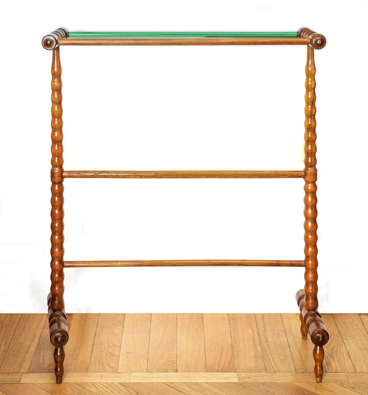 19th Century Italian Walnut Towel Rack