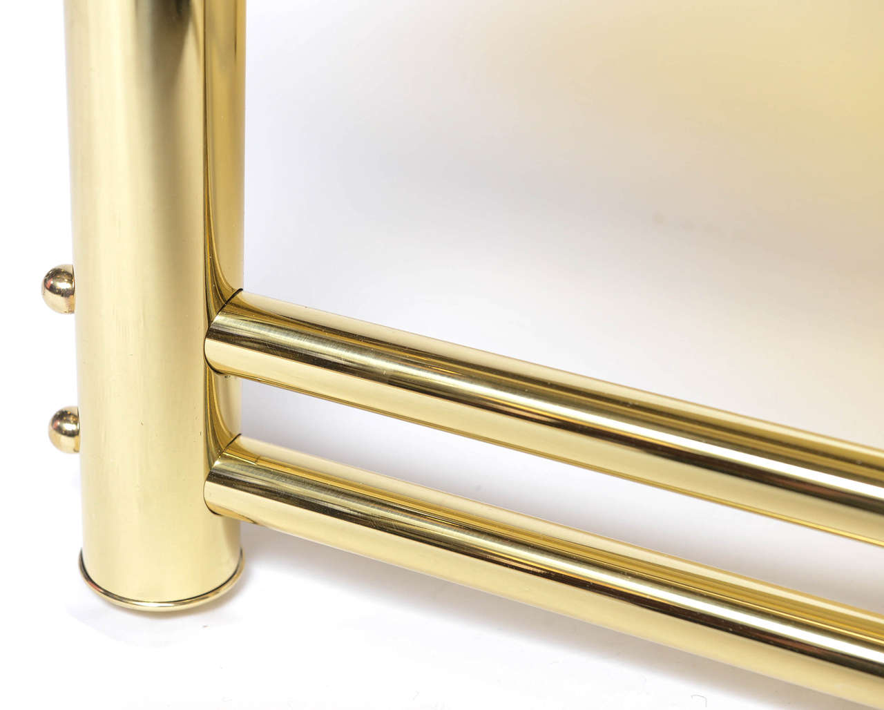 Exceptional Brass and Lucite Cocktail Table 3