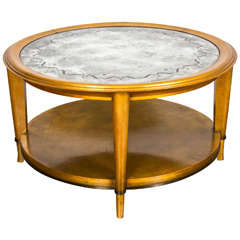 Important Giltwood Coffee Table by A. Arbus and M. Ingrand, 1938 6