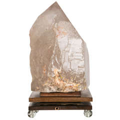 Vintage rock cristal lamp
