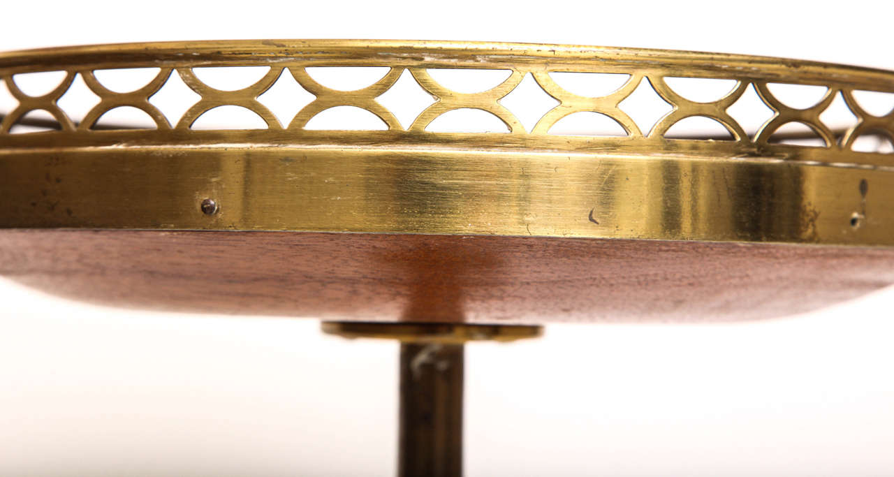 Maison Toulouse Brass Telescoping Occasional Table In Good Condition In New York, NY