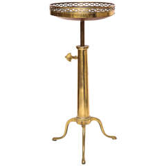 Maison Toulouse Brass Telescoping Occasional Table