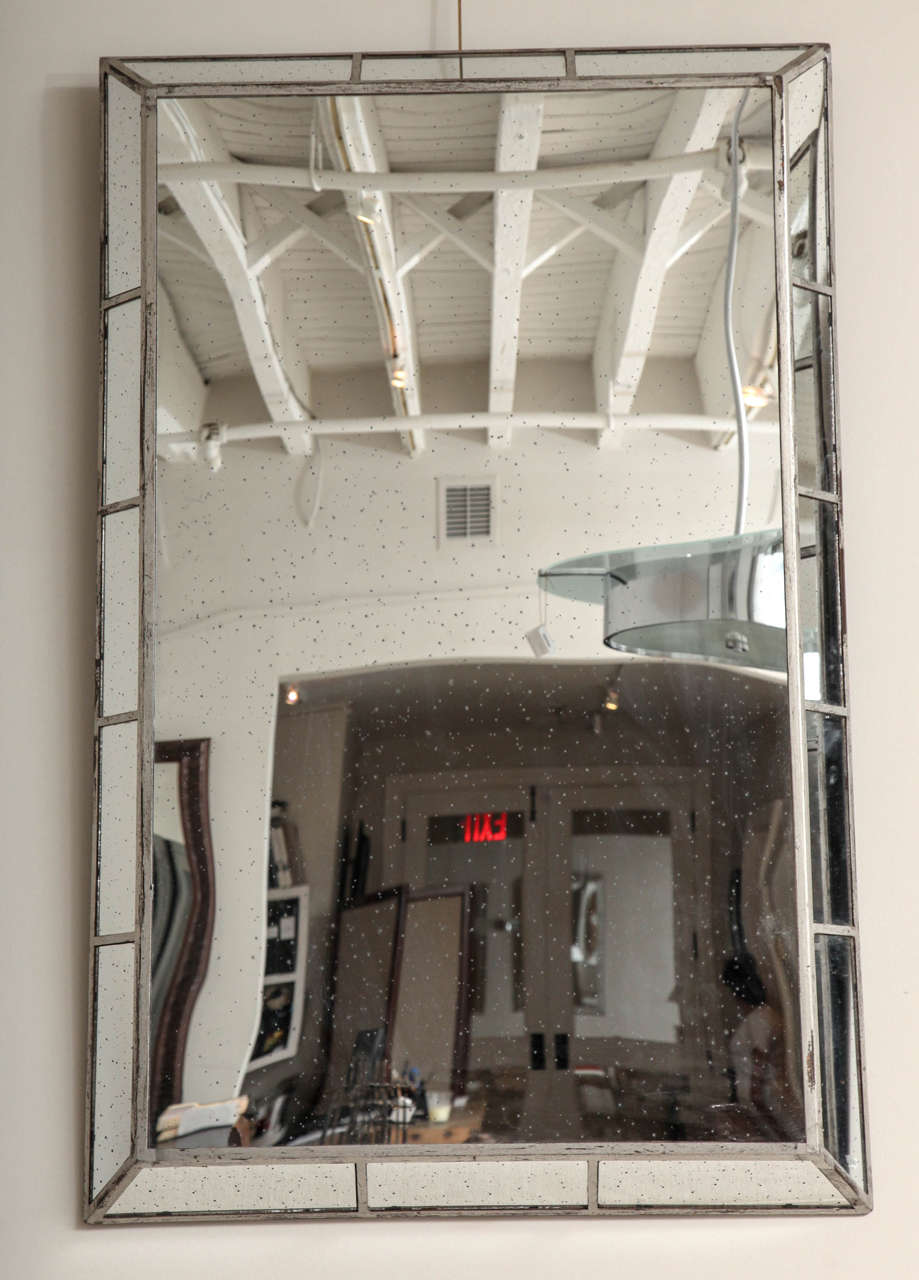 Pair of Mid-20th Century Mirrors within Silverwood frames In Good Condition In New York, NY