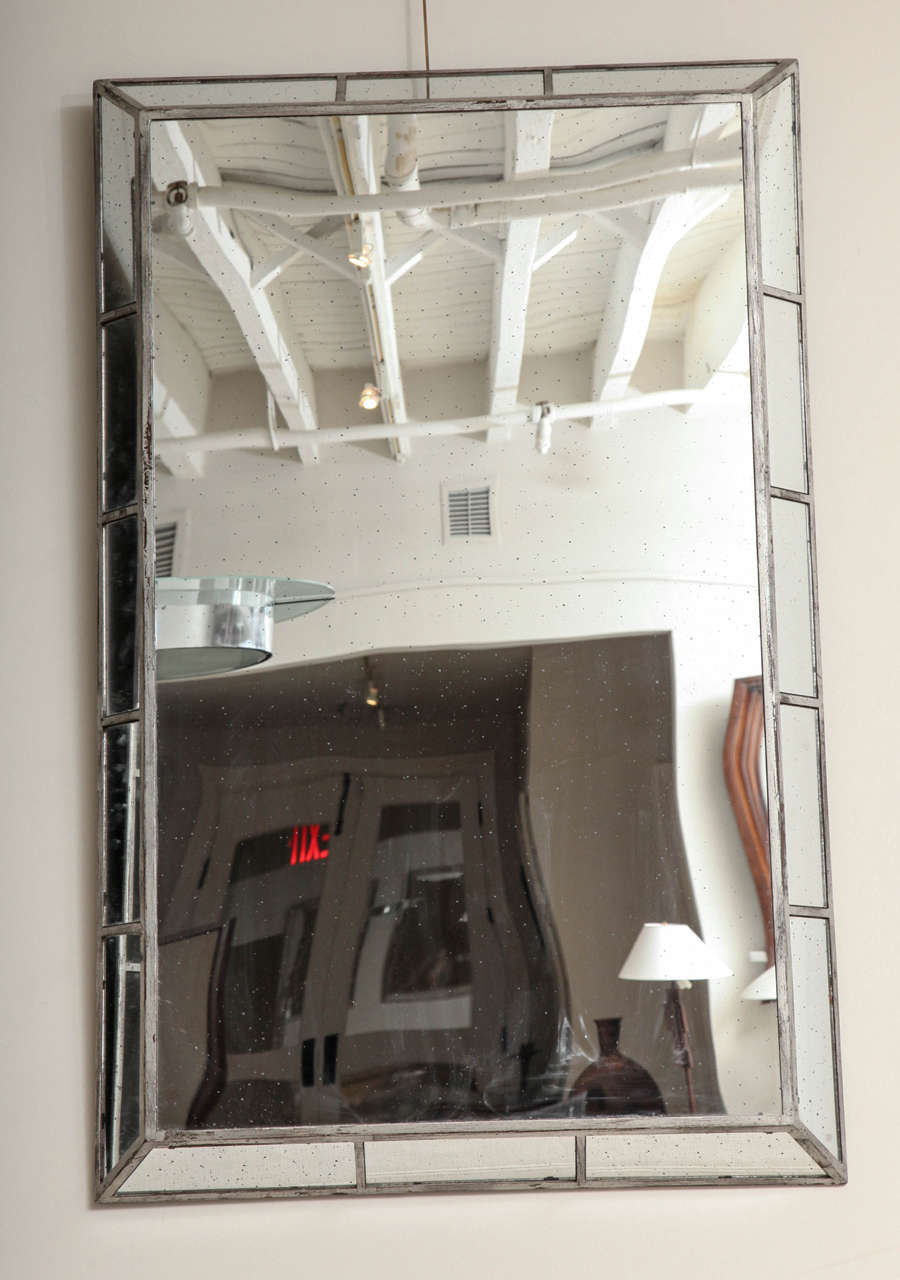 Pair of Mid-20th Century Mirrors within Silverwood frames 1