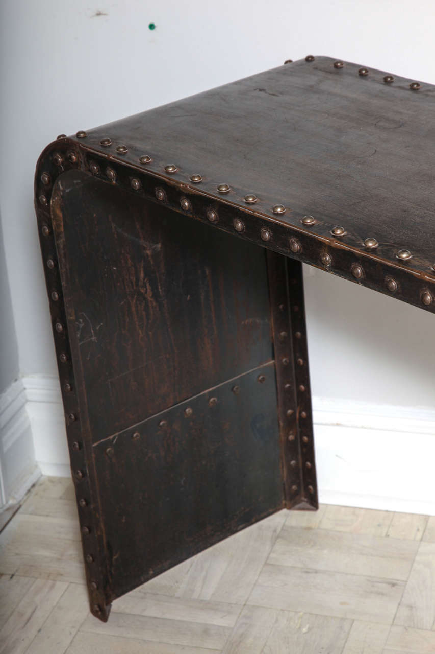 Mid-20th Century 20th Century Studded Console Table