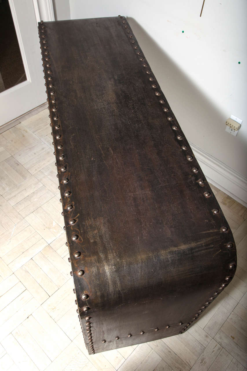 20th Century Studded Console Table 1