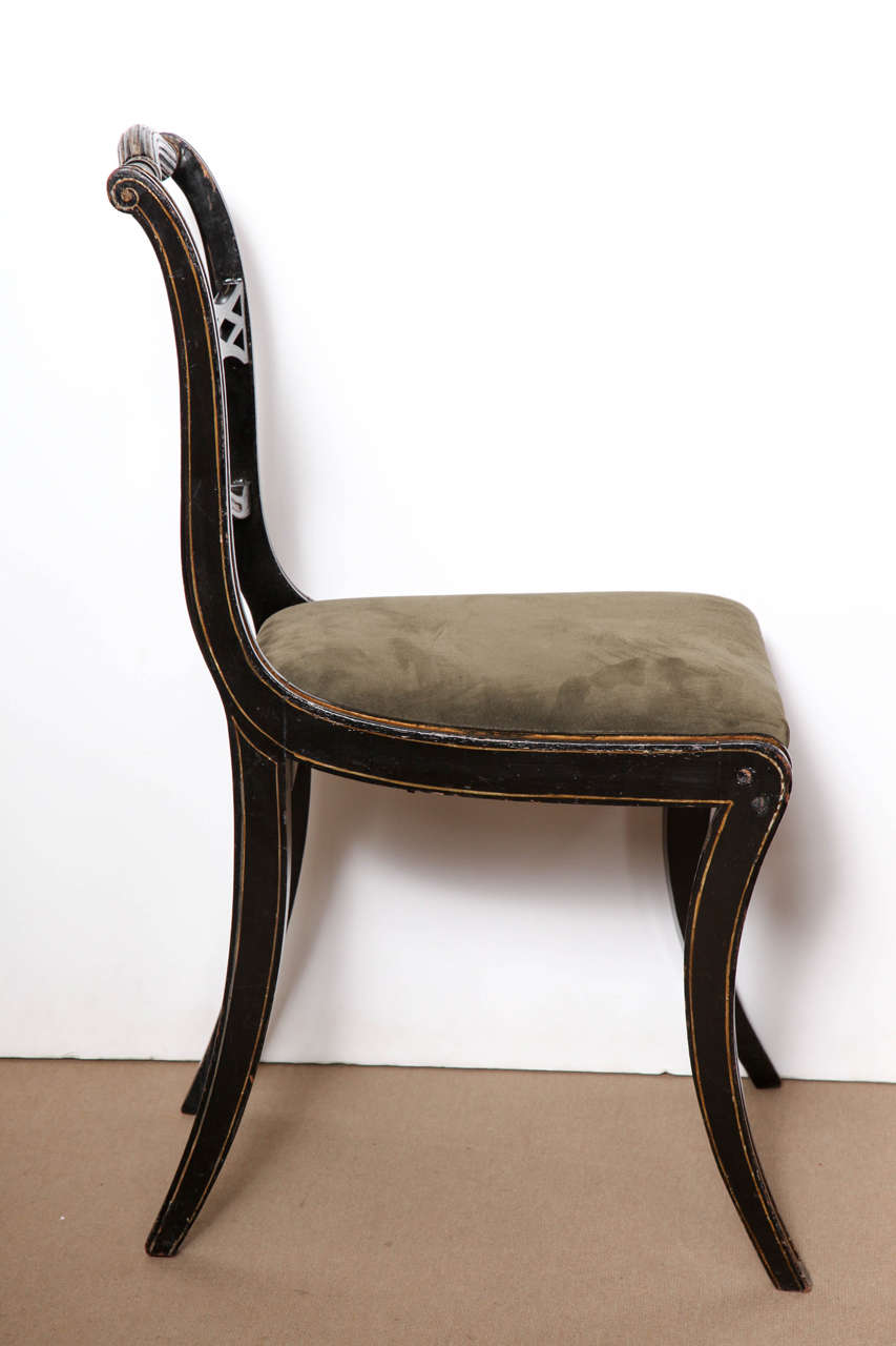 Early 19th Century English Regency Side Chair 2