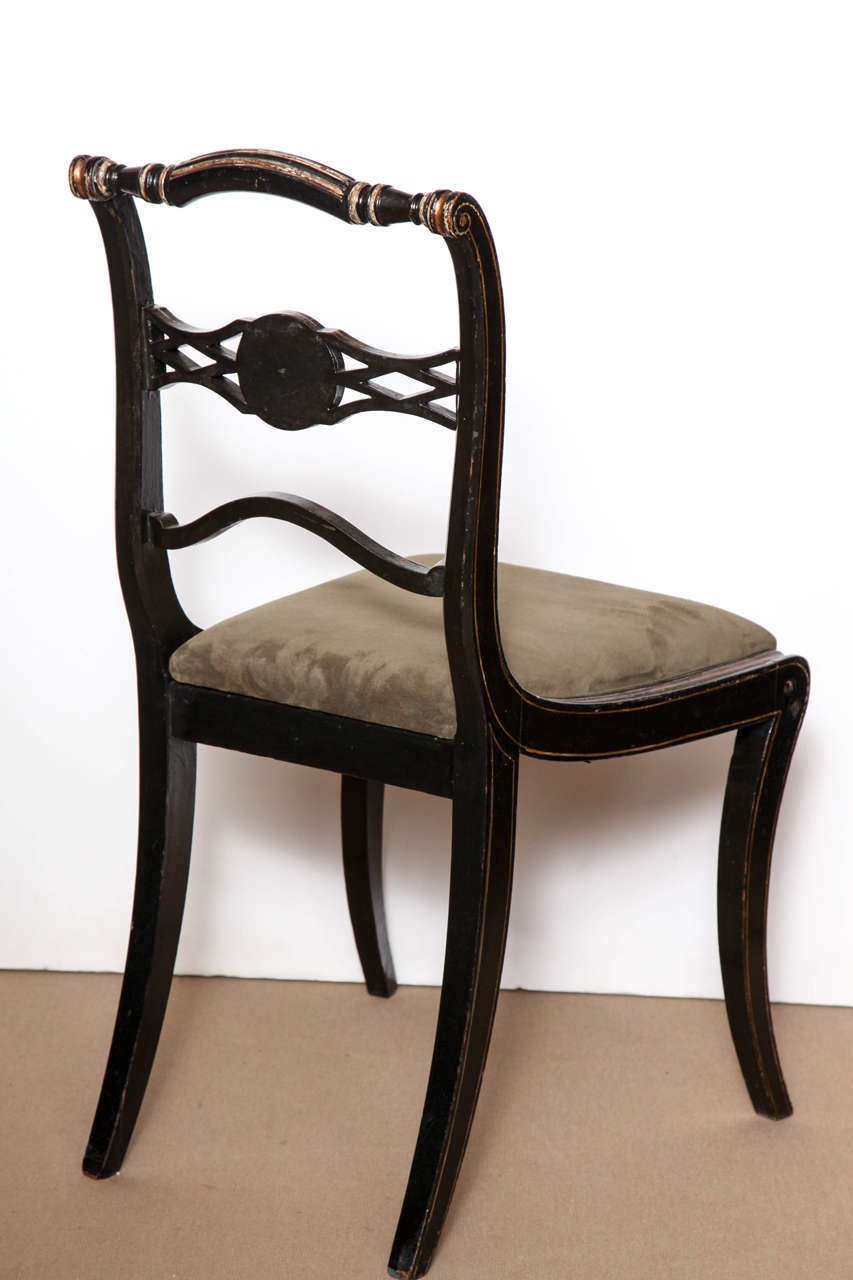 Early 19th Century English Regency Side Chair 3