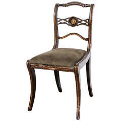 Early 19th Century English Regency Side Chair