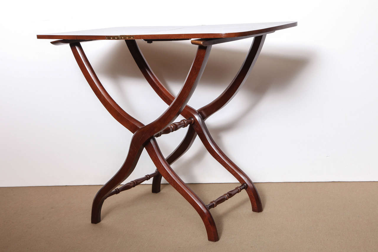Mid 19th Century English, Mahogany Coaching Table