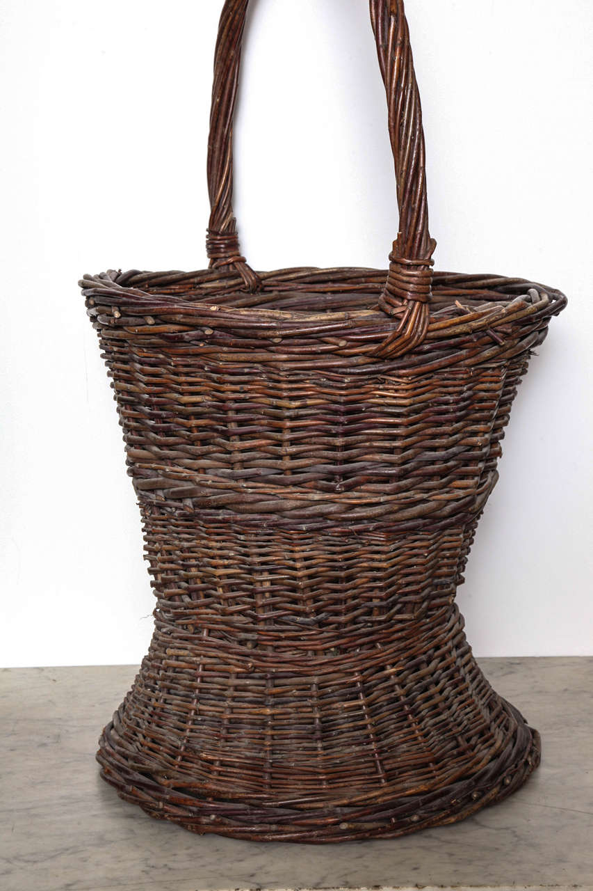 Mammoth Woven Basket 20th Century In Good Condition In New York, NY