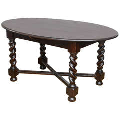 Barley Twist Leg Table