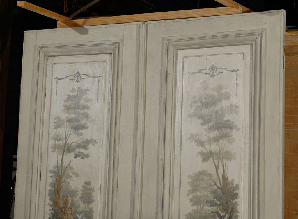 19th.c French Parisian Louis XVI style doors In Good Condition For Sale In Atlanta, GA