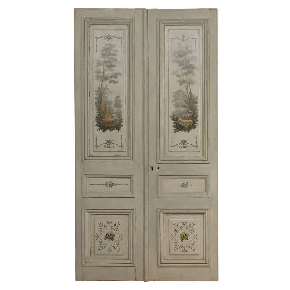 19th.c French Parisian Louis XVI style doors For Sale