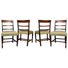 Set Of Four George III Dining Chairs 
