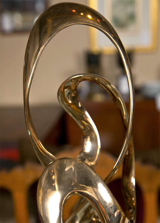 Brass Sculpture by Tom For Sale at 1stdibs