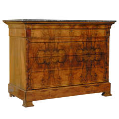 Exceptional Burl Commode Secretary