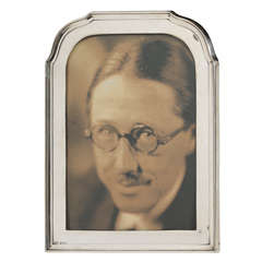 Henry Matthews English Art Deco Silver Photograph Frame