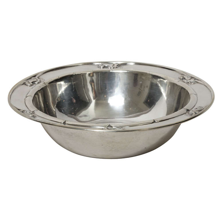 Georg Jensen Danish Sterling Silver Vegetable Dish #228 D For Sale