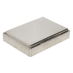 Continental Art Deco Silver Box