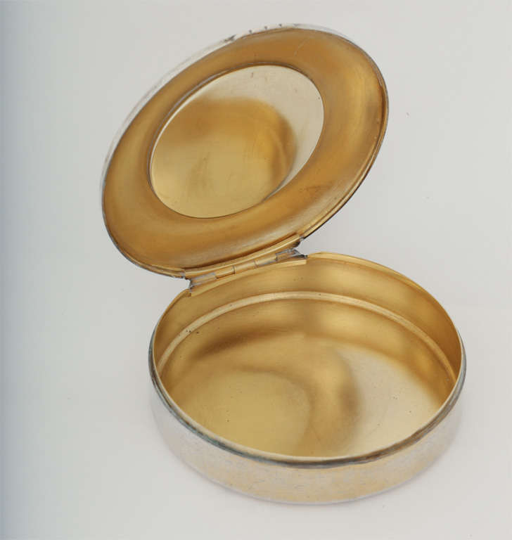 German Art Deco Silver & Ivory Box  by Koch & Bergfeld In Good Condition In New York, NY