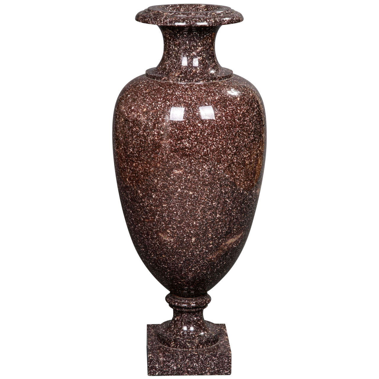 A Blyberg Porphyry Vase  Circa 1800