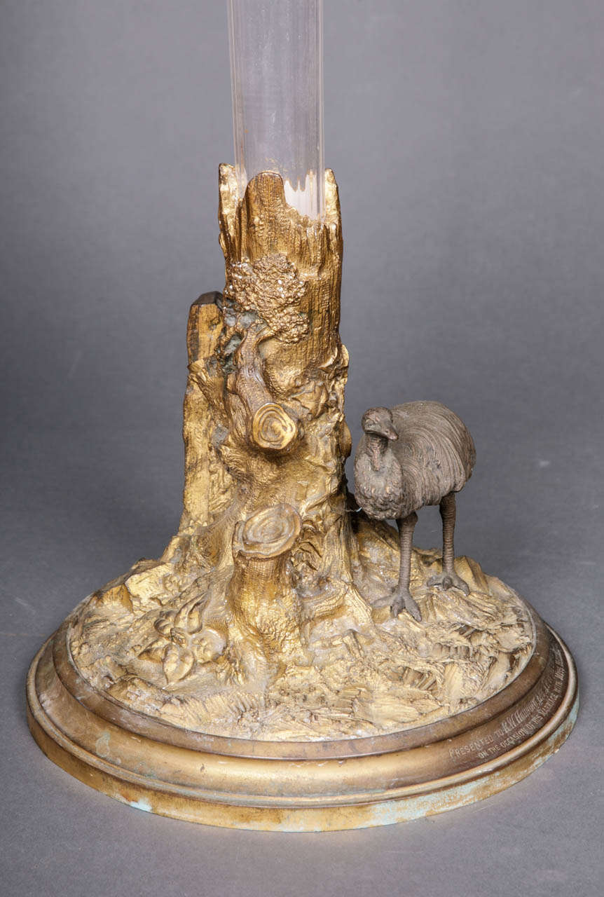 Emu Lily Vase Dated 1884 2