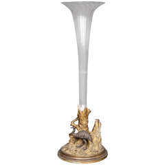 Emu Lily Vase Dated 1884