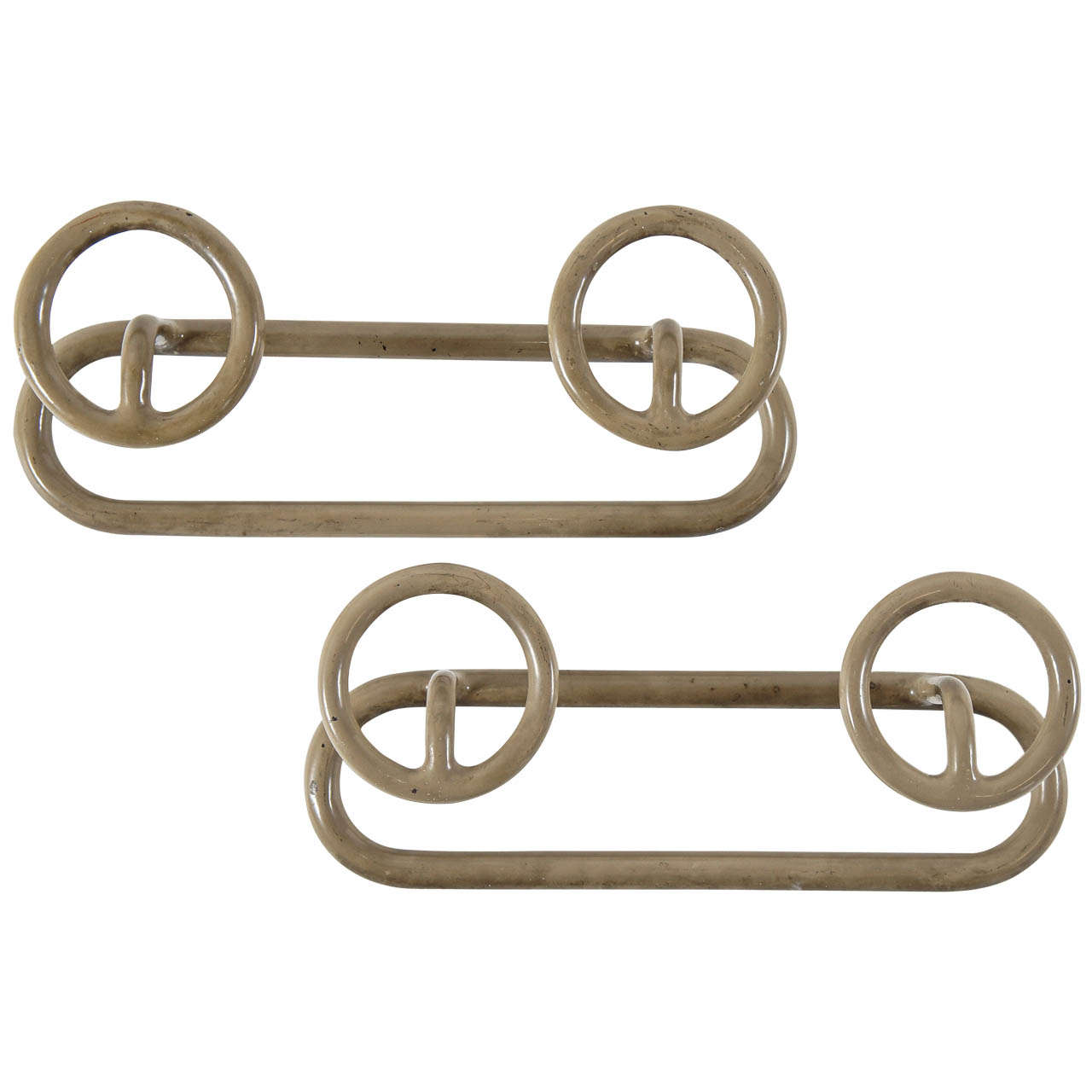 Pair "Sublime" Hanging Coat Racks at 1stdibs