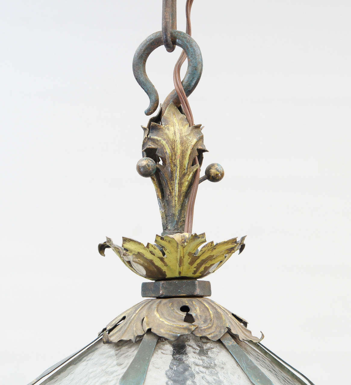 Neoclassical Venetian-Style Six-Sided Lantern For Sale