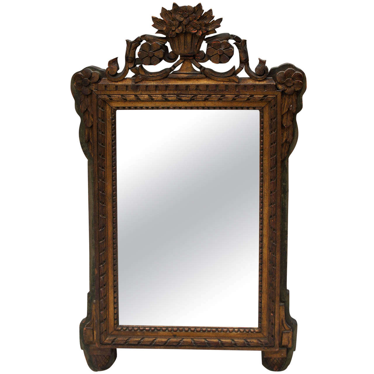 Louis XVI-Style Gilt Mirror
